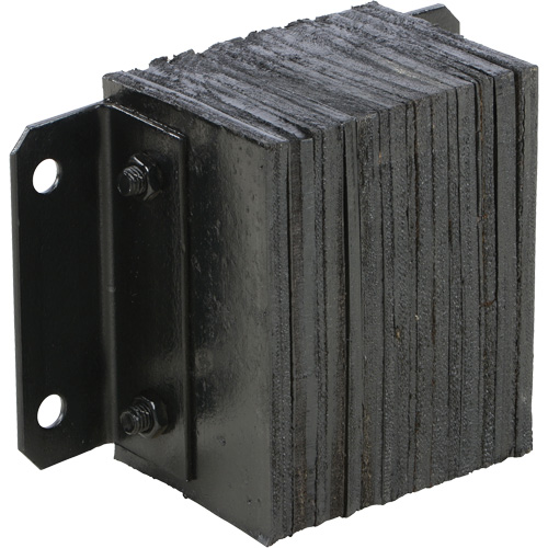 Butoir de quai lamell&eacute;, Horizontal, Caoutchouc, 12" la x 6" p x 10" h Les Fournitures Industrielles Méga