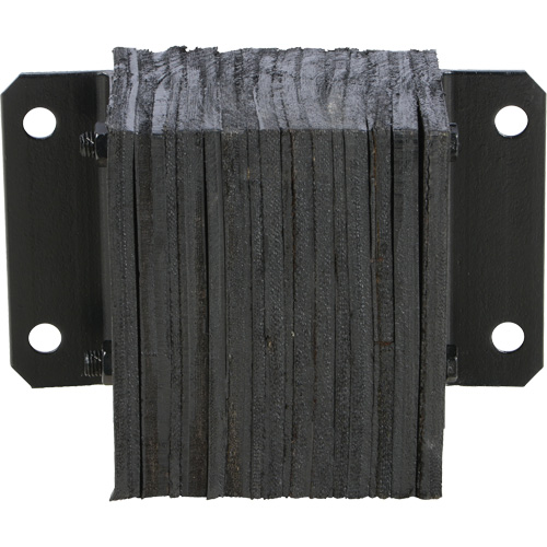 Butoir de quai lamell&eacute;, Horizontal, Caoutchouc, 12" la x 6" p x 10" h Les Fournitures Industrielles Méga