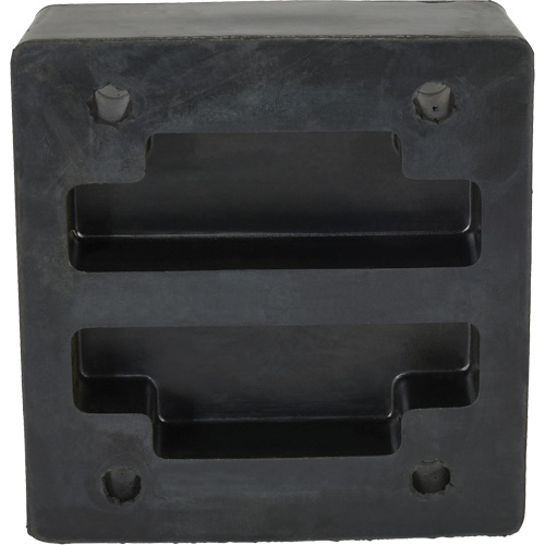 Butoir de quai moul&eacute;, Caoutchouc renforc&eacute;, 12" la x 4" p x 13" h Les Fournitures Industrielles Méga