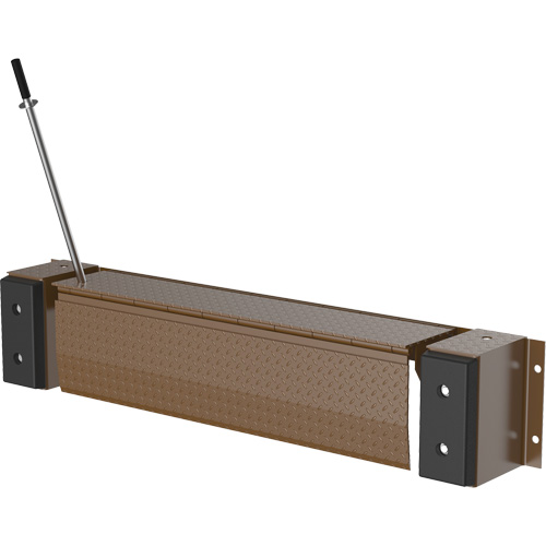 Mechanical Edge-O-Dock Leveler, 93" W, 66" Deck Width, 29" Span Les Fournitures Industrielles Méga