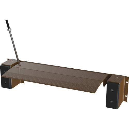 Mechanical Edge-O-Dock Leveler, 93" W, 66" Deck Width, 29" Span Les Fournitures Industrielles Méga