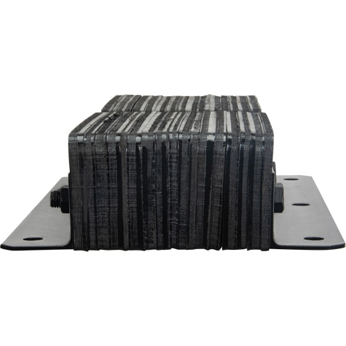 Butoirs de quai lamell&eacute;s, Vertical, Caoutchouc, 11" la x 4" p x 24" h Les Fournitures Industrielles Méga