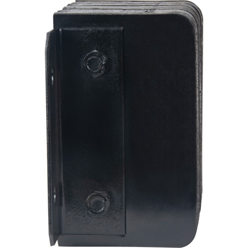 Laminated Dock Bumpers, Horizontal, Rubber, 12" W x 6" D x 10" H Les Fournitures Industrielles Méga