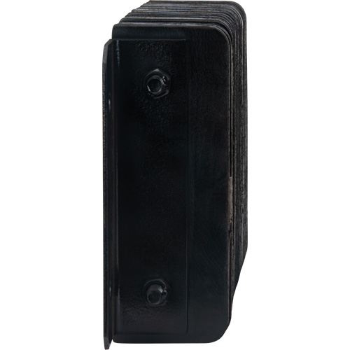 Laminated Dock Bumpers, Horizontal, Rubber, 18" W x 4" D x 12" H Les Fournitures Industrielles Méga