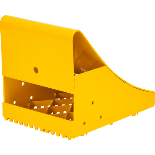 Ice Chocks, Steel, Yellow, 8-1/16" W x 10-5/8" D x 8-13/16" H Les Fournitures Industrielles Méga