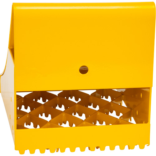 Ice Chocks, Steel, Yellow, 8-1/16" W x 10-5/8" D x 8-13/16" H Les Fournitures Industrielles Méga