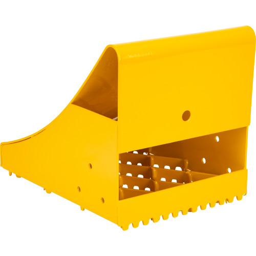 Ice Chocks, Steel, Yellow, 8-1/16" W x 10-5/8" D x 8-13/16" H Les Fournitures Industrielles Méga