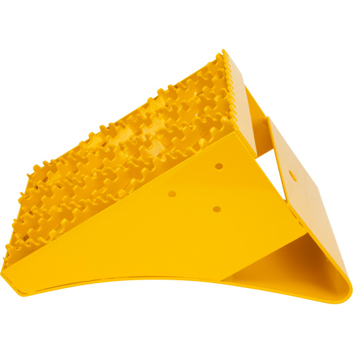 Ice Chocks, Steel, Yellow, 8-1/16" W x 10-5/8" D x 8-13/16" H Les Fournitures Industrielles Méga