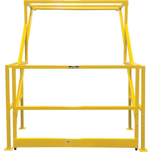 Mezzanine Safety Gate, 70" L x 77" H, 78" Raised, Yellow Les Fournitures Industrielles Méga