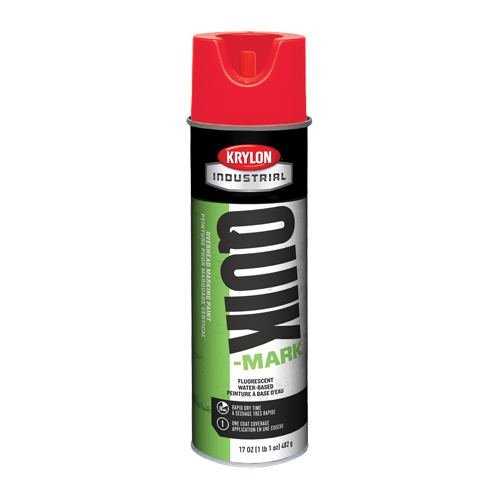Industrial Quik-Mark Water-Based Overhead Marking Paint, 17 oz., Aerosol Can Les Fournitures Industrielles Méga