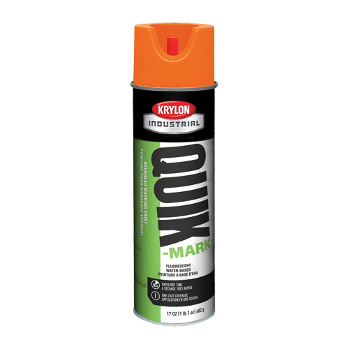 Industrial Quik-Mark Water-Based Overhead Marking Paint, 17 oz., Aerosol Can Les Fournitures Industrielles Méga