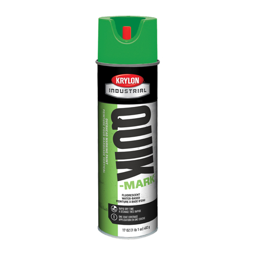 Industrial Quik-Mark Water-Based Overhead Marking Paint, 17 oz., Aerosol Can Les Fournitures Industrielles Méga