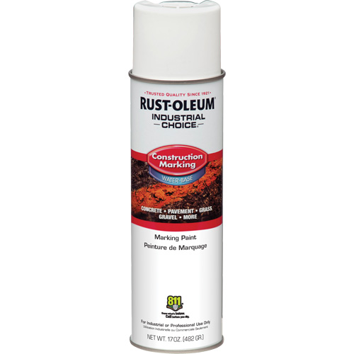 Peinture de marquage &agrave; base d'eau, 17 oz, Canette a&eacute;rosol Les Fournitures Industrielles Méga