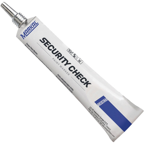 Marqueur de peinture de contr&ocirc;le de s&eacute;curit&eacute;, 1,7 oz, Tube, Bleu Les Fournitures Industrielles Méga
