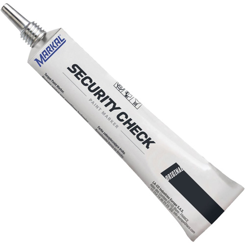Marqueur de peinture de contr&ocirc;le de s&eacute;curit&eacute;, 1,7 oz, Tube, Noir Les Fournitures Industrielles Méga