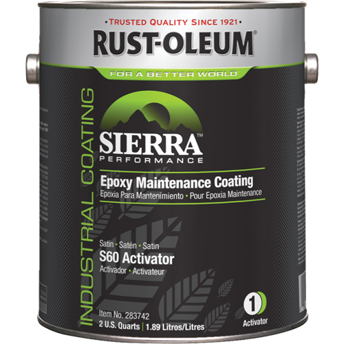 Sierra S60 Water-Based Epoxy Maintenance Coating Part 1 Activator, Gallon Les Fournitures Industrielles Méga