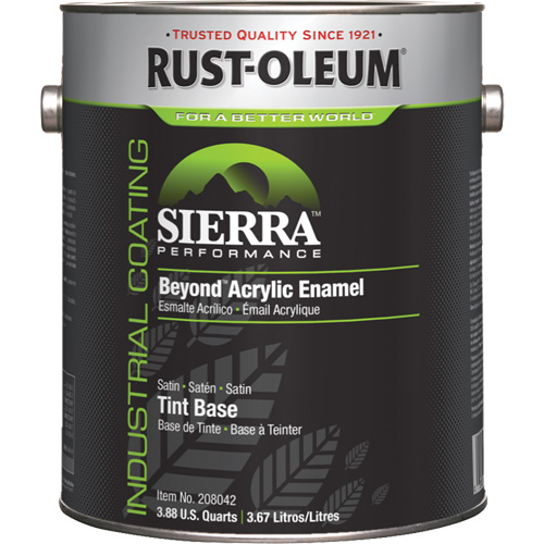 Sierra Performance Beyond Acrylic Enamel, Gallon, Tint Base Les Fournitures Industrielles Méga