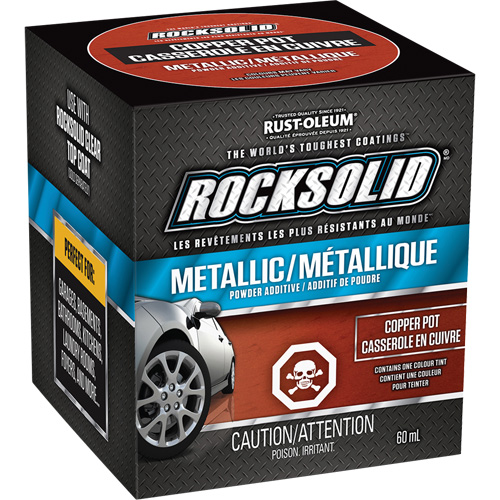 Additifs de poudre m&eacute;tallique RockSolid, 60 ml, Bouteille, Casserole en cuivre Les Fournitures Industrielles Méga