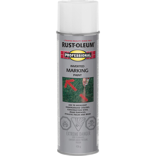 Inverted Marking Paint Spray, 426 g, Aerosol Can Les Fournitures Industrielles Méga
