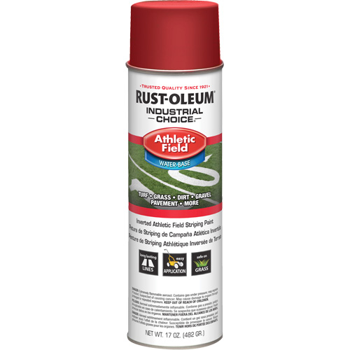 Peinture de lignage pour terrains de sport AF1600, Rouge, Canette a&eacute;rosol Les Fournitures Industrielles Méga
