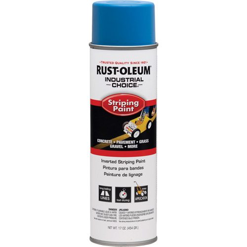 S1600 System Inverted Striping Paint, Blue, Aerosol Can Les Fournitures Industrielles Méga