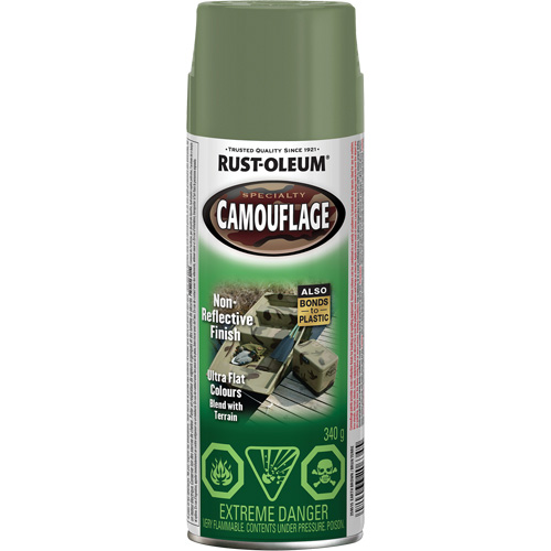 Peinture de camouflage Sp&eacute;cialit&eacute;, Canette a&eacute;rosol, Brun terre Les Fournitures Industrielles Méga