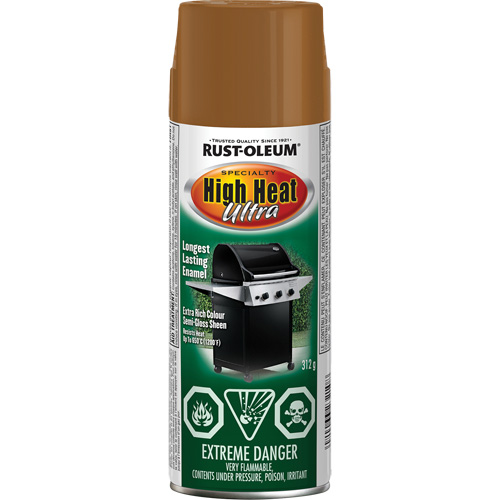 Peinture &eacute;mail en a&eacute;rosol haute temp&eacute;rature ultra Sp&eacute;cialit&eacute;, Canette a&eacute;rosol, Cuivre vieilli Les Fournitures Industrielles Méga