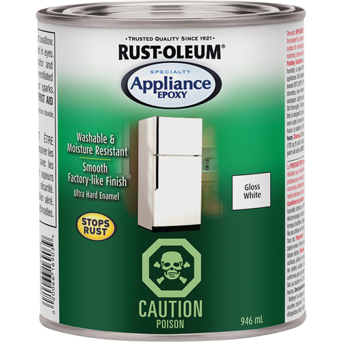 &eacute;poxyde pour &eacute;lectrom&eacute;nager sp&eacute;cialis&eacute;, 946 ml, Canette, Blanc Les Fournitures Industrielles Méga