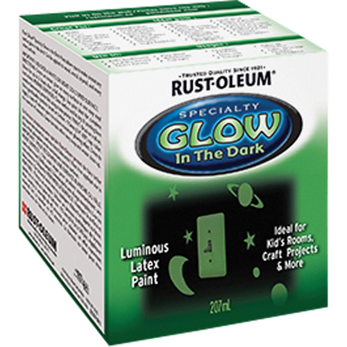 Specialty Glow-in-the-Dark Paint, 207 ml, Kit, Clear Les Fournitures Industrielles Méga