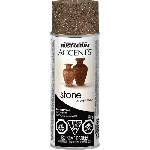 Accents&reg; Stone Creations Spray Paint, Aerosol Can, Sienna Stone Les Fournitures Industrielles Méga