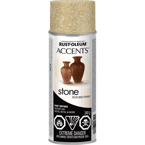 Accents&reg; Stone Creations Spray Paint, Aerosol Can, Bleached Stone Les Fournitures Industrielles Méga