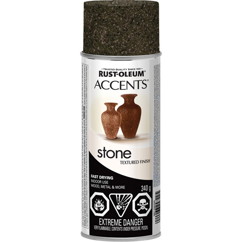 Accents&reg; Stone Creations Spray Paint, Aerosol Can, Granite Stone Les Fournitures Industrielles Méga
