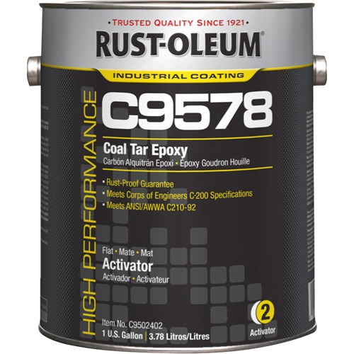 Activateur pour rev&ecirc;tement &eacute;poxydique &agrave; base de goudron de houille et &agrave; haute teneur en solides du syst&egrave;me C9578, Gallon Les Fournitures Industrielles Méga