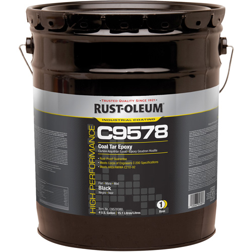 C9578 System Coal Tar High Solids Epoxy, 4 gal., Pail Les Fournitures Industrielles Méga