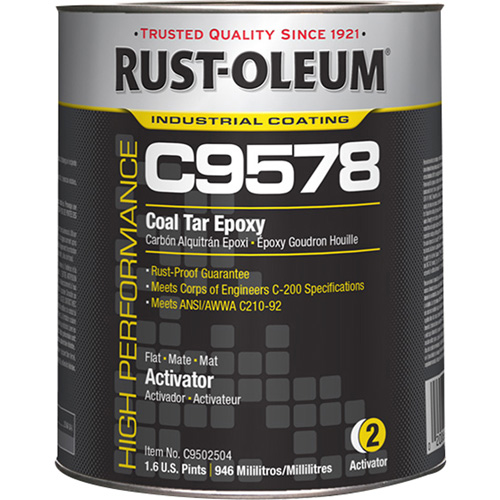 Activateur pour rev&ecirc;tement &eacute;poxydique &agrave; base de goudron de houille et &agrave; haute teneur en solides du syst&egrave;me C9578, 0,2 gal., Seau Les Fournitures Industrielles Méga