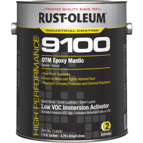 Activateur (250 COV) pour l'immersion du mastic &eacute;poxydique DTM du syst&egrave;me 9100, Gallon Les Fournitures Industrielles Méga