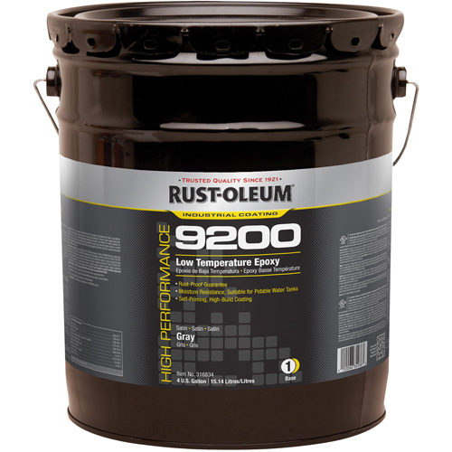 9200 System Low Temperature Epoxy Base, Grey, 4 gal., Pail Les Fournitures Industrielles Méga