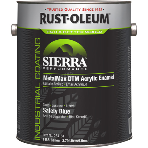 Sierra Performance MetalMax&reg; Plus DTM Acrylic Enamel, Gallon, Blue Les Fournitures Industrielles Méga