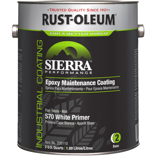 Sierra Performance S70/S71 Water-Based Epoxy Acrylic Primer Base, Gallon, White Les Fournitures Industrielles Méga