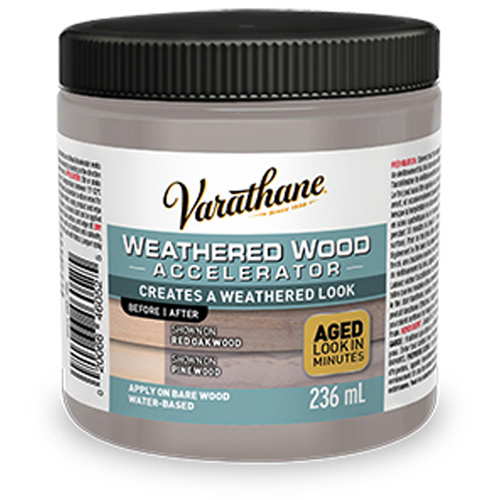 Acc&eacute;l&eacute;rateur de vieillissement du bois Varathane, 236 ml, Canette, Gris Les Fournitures Industrielles Méga