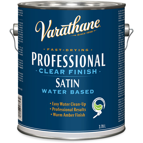 Varathane&reg; Professional Finish, 3.78 L, Clear, Satin Les Fournitures Industrielles Méga