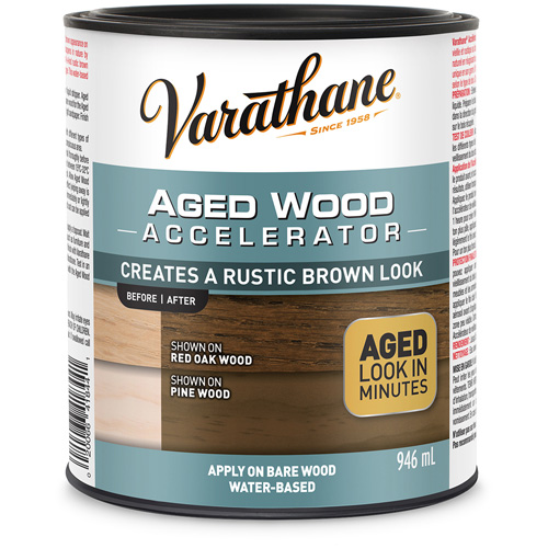 Acc&eacute;l&eacute;rateur de vieillissement du bois Varathane, 946 ml, Brun rustique Les Fournitures Industrielles Méga