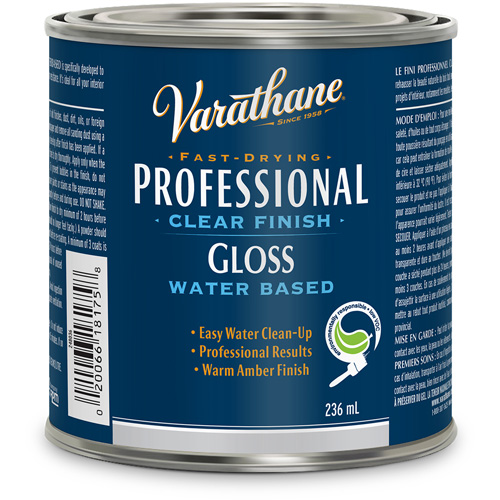 Fini professionnel Varathane, 236 ml, Transparent, Brillant Les Fournitures Industrielles Méga