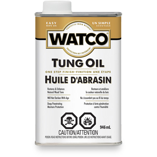Huile dabrasin Watco, 946 ml, Transparent, Transparent Les Fournitures Industrielles Méga
