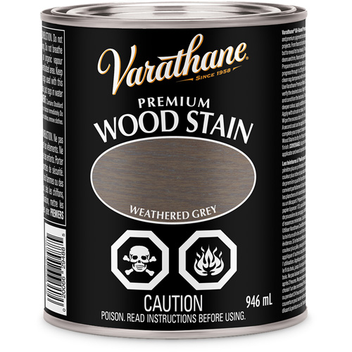 Varathane&reg; Premium Wood Stain, 946 ml, Weathered Grey Les Fournitures Industrielles Méga