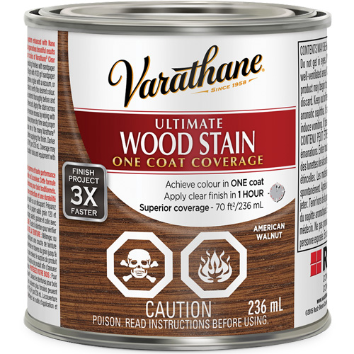 Teinture pour le bois ultime Varathane, 236 ml, Noyer am&eacute;ricain Les Fournitures Industrielles Méga