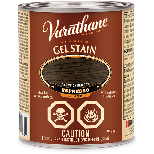 Teinture en gel de qualit&eacute; sup&eacute;rieure Varathane, 946 ml, Espresso Les Fournitures Industrielles Méga