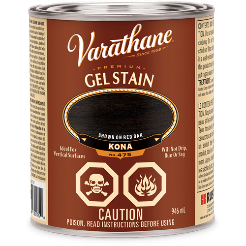 Varathane&reg; Premium Gel Stain, 946 ml, Kona Les Fournitures Industrielles Méga