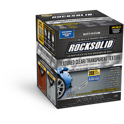 RockSolid&reg; Top Coat, Satin/Textured, Clear Les Fournitures Industrielles Méga