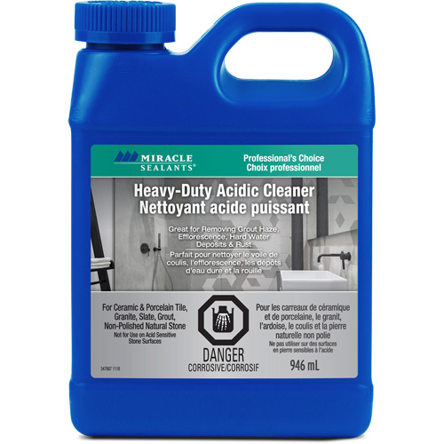 Miracle Sealants&reg; Heavy-Duty Acidic Cleaner, Jug Les Fournitures Industrielles Méga